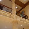 ARCH 0014

4 PAIRS PILASTER COLUMNS CARVED OF WEST TEXAS LIMESTONE WITH CUTOUTS TO GO OVER " I " BEAMS.